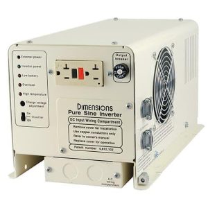 Dimensions - 12/1200N - 1200 Watt, 12V Inverter