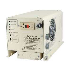 Dimensions - 12/1500N - 1500 Watt, 12V Inverter