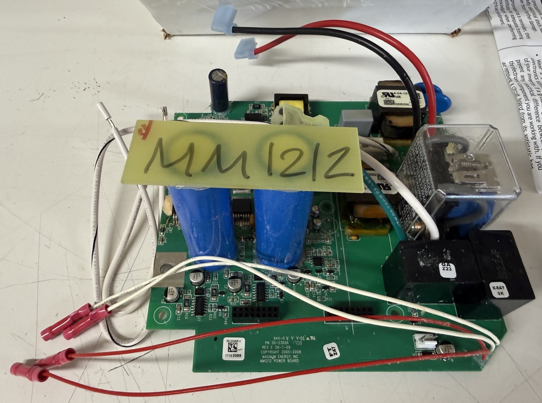 TFB-MM1212: Magnum MM1212 Tested FET Board