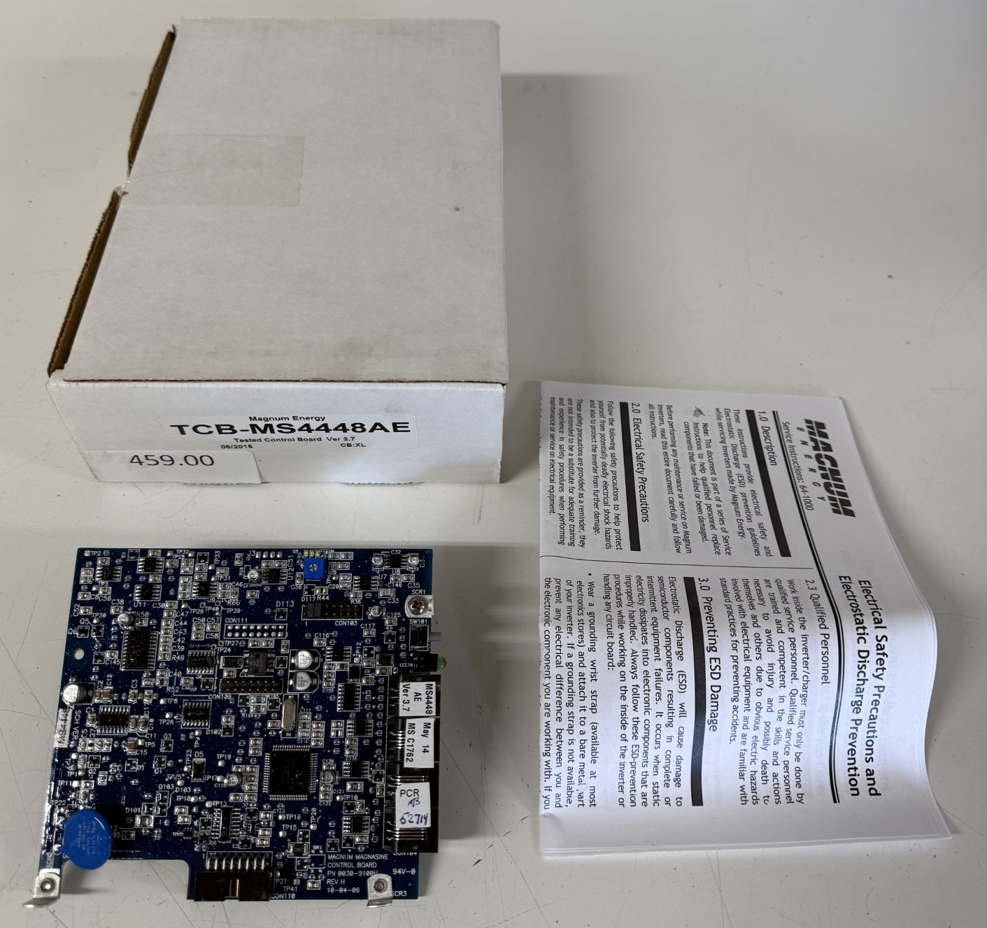 TCB-MS4448AE: Magnum MS4448AE Tested Control Board - Image 5
