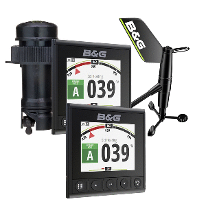 B&G Triton2 Speed, Depth & Wireless Wind System Pack - 2 Triton² 4.1" Color Display, DST810 Transducer, WS320 Wireless