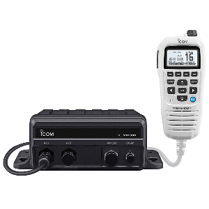 M410BB GW 11 USA: Icom IC-M410BB GW 11 Black Box VHF w/White Command Mic & 2 Command Mic Ports
