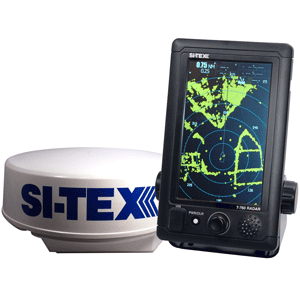 T-760: SI-TEX T-760 Compact Color Radar w/4kW 18" Dome - 7" Touchscreen