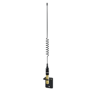 5216: Shakespeare VHF 15in 5216 SS Black Whip Antenna - Bracket Included
