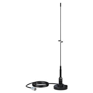 5218: Shakespeare VHF 19" 5218 Black SS Whip Antenna - Magnetic Mount